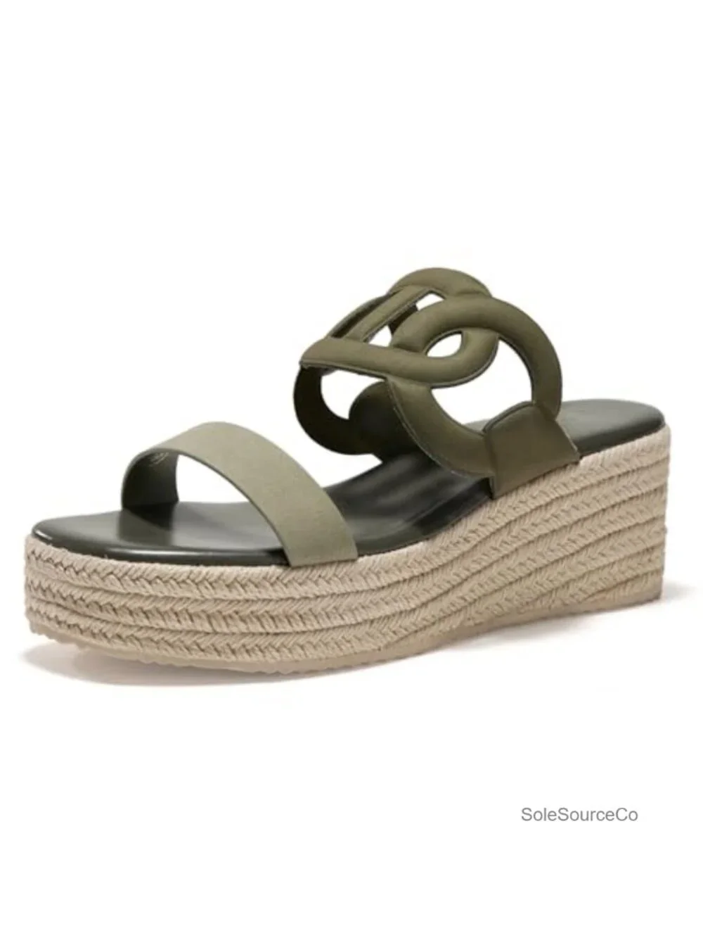 Boho Slip On Espadrille Wedge Sandals Womens Faux Suede Platform Memory Foam